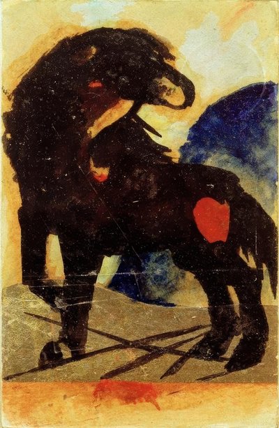 Black Pony by Franz Marc